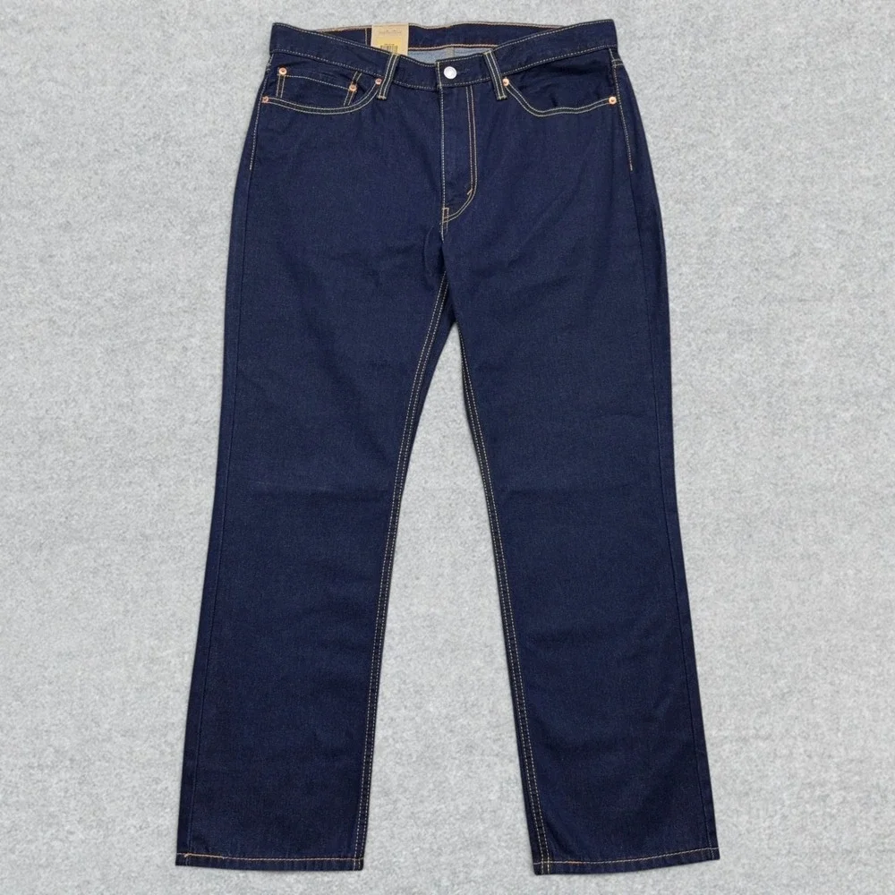 Levi's 514 Jeans Mens 36x30 Indigo Blue Denim Straight Fit Stretch Modern